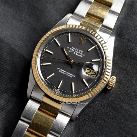 rare rolex datejust|Rolex Datejust 1601 36mm.